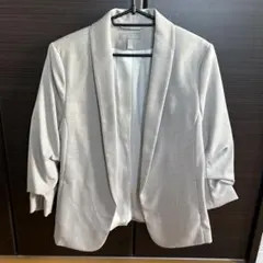 H&M ライトグレー テーラードジャケット EUR 40