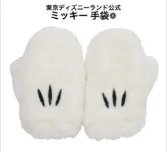 【 美品 】 ミッキーの手 グローブ 手袋 ディズニーランド 冬 パーク