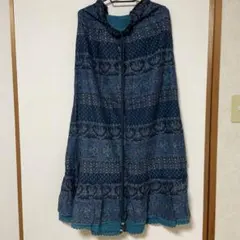 青系パターンスカートセットアップ