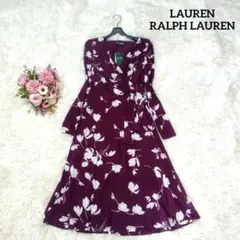 【タグ付き♡定価2.7万】ローレンラルフローレン　カシュクールワンピース　S