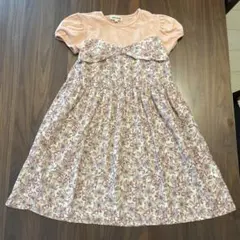 SHOO LA RUE 半袖ワンピース 130cm ピンク・花柄のサムネイル