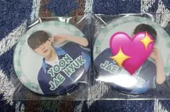 TREASURE トレジャー はぴだんぶい カフェ 缶バッジ ジェヒョク