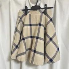 BLUE LABEL CRESTBRIDGE チェック柄フレアスカート 38