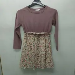 PAIRMANON　紫ワンピース　120cm
