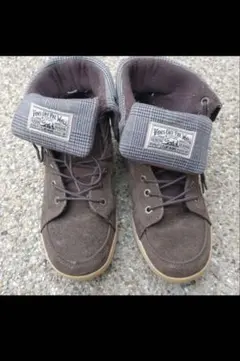 VANS ブラウン ハイカットスニーカー