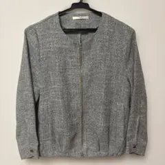 Chez toi ノーカラーグレージャケットのサムネイル