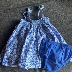 babyGap 花柄ワンピースとブルマセット 80cm
