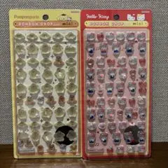 クーリア ボンボンドロップシール サンリオミニ ポムポムプリン ハローキティ