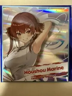 ホロライブ　7th fes EXPO 2026 ホログラム色紙　宝鐘マリン