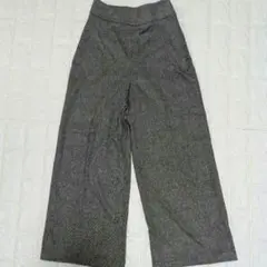 ZARA WOMAN　ヘリンボーンワイドパンツ　ザラウーマン