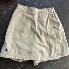 RALPH LAUREN ベージュ ラップスカート 110