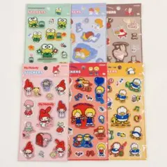 【正規品】サンリオ・ぷっくりシール（6種類）