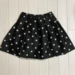ドーリーガール バイ アナスイ リバーシブルドットフレアスカート 新品未使用