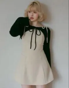 andmary Lamia knit set mini dress