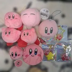 星のカービィ フェイスマスコット キーホルダー カラビナ ポーチ まとめ売り