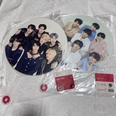 BTS うちわ 2枚セット SUGA マグネット2個