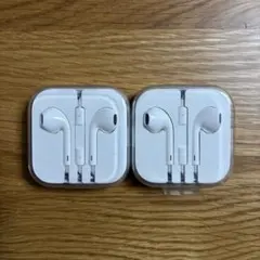 未使用　Apple純正　イヤフォン　２つセット