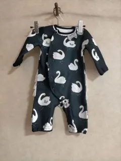 lapochebiscuit ロンパース 70 女の子 冬 起毛 極暖