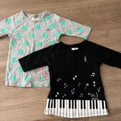 七分袖　トレーナー　Tシャツ　2枚セット