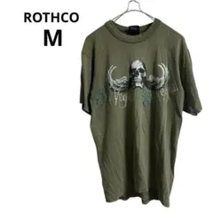 ロスコ　ROTHCO Tシャツ　カーキ　スカル　Mサイズ