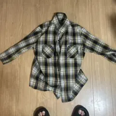 COOTIE チェック柄ネルシャツ Lサイズのサムネイル