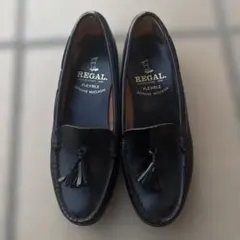 希少サイズ　リーガル　タッセルローファー　レザー　黒　23.5