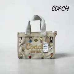ラスト1点 新品未使用COACHコーチ× PEANUTS カーゴトート26 - メルカリ