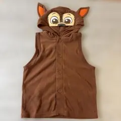 パウパトロール　なりきり　ベスト　フリース　ブラウン　120 未使用
