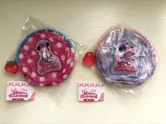ディズニー　ミニーのファンダーランド　カプセルトイ　ポーチ　2個セット