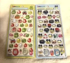 【正規品】たまごっち　ボンボンドロップシール　くちぱっち　まめっち　2枚