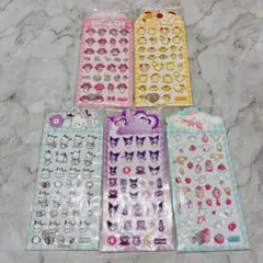 サンリオ 3Dシール 立体シール キャラクターシール ポチャッコ シナモロール