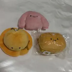 にっこりーノ 幼稚園のぬいぐるみ 3점 세트
