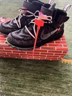 Nike ハイカットスニーカー ブラック/グリーン/ピンクoff-white