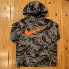 NIKE ナイキ　裏起毛　パーカー　グレー　黒　オレンジ　L 150-160