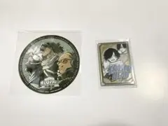 ヒロアカ原画展 カフェ コースター 相澤 マイク 白雲　パブミラー風ステッカー