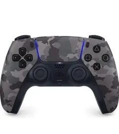 PS5 DualSense ワイヤレスコントローラー グレー カモフラージュ
