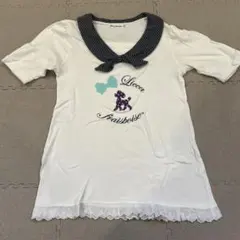 Licca Fraisboise セーラーカラー 半袖Tシャツ 150