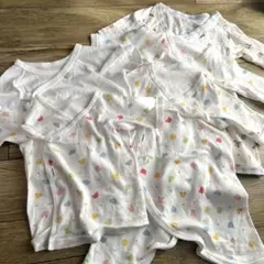 【美品】ミキハウス　他　新生児　ベビー肌着　5点まとめ売り50 60