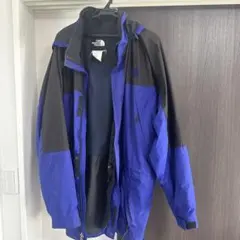 THE NORTH FACE マウンテンパーカー 紫/黒　大きめ