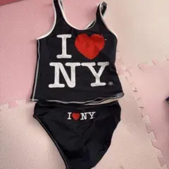 I ❤️ NY セパレート水着 女の子用