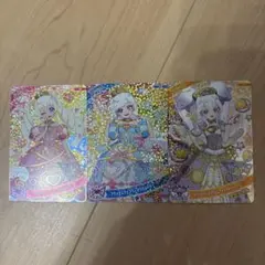 ひみつのアイプリ　3枚カードコンプリートセット　【マクドナルド】