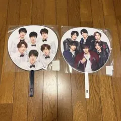 【ビニール未開封】SixTONES 集合 うちわ 2本セット