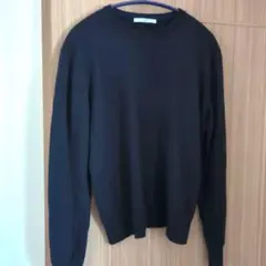 SHIPS クルーネックニット ネイビー