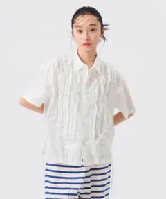 ⭐️BEAMS BOYドビーフリルショートスリーブのサムネイル