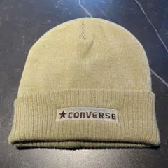 CONVERSE ニット帽 カーキ