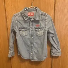 ★超美品★DIESEL デニムシャツ 長袖 100cm