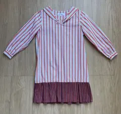 la Ragazzi ストライプワンピース 130