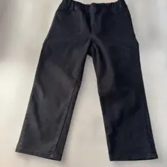 黒のロングパンツ ゴムウエスト　140cm