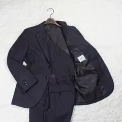 24年 美品《EDIFICE》2Bスーツ(S)ブラウン ウール 背抜き 現行