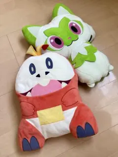 ポケモン ホゲータ ニャオハ クッション ぬいぐるみ2体セット